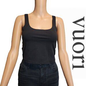 Vuori Daily Crop NWOT Black Small